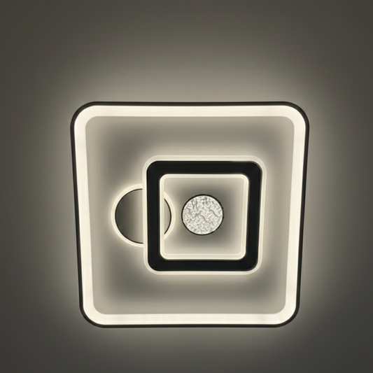 LUMINUS CORE LED Ceiling Light – Modern Square Ceiling Light with 3 Colour CCT