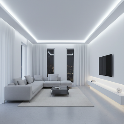 10meter LED Strip Light 24V COB - Cool White | SSM ELECTRIC
