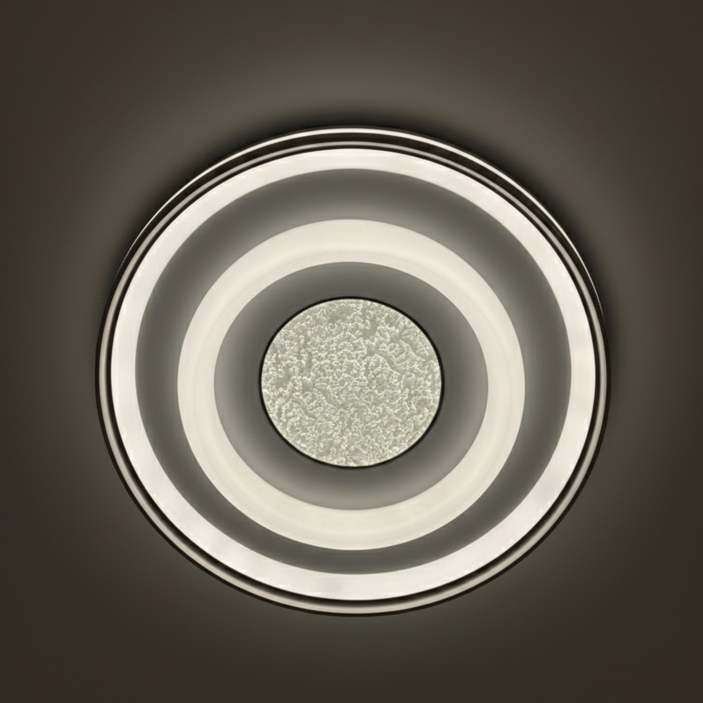 VELVET VIBE LED Ceiling Light – Modern Circular LED Ceiling Light with 3 Colour CCT
