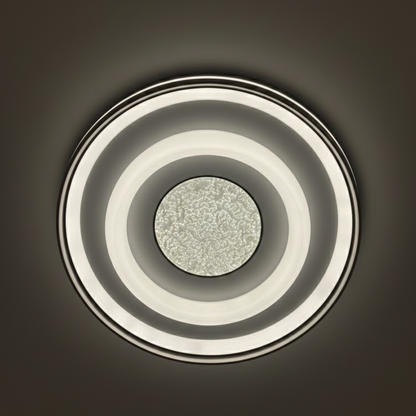 VELVET VIBE LED Ceiling Light – Modern Circular LED Ceiling Light with 3 Colour CCT