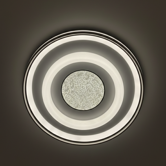 VELVET VIBE LED Ceiling Light – Modern Circular LED Ceiling Light with 3 Colour CCT