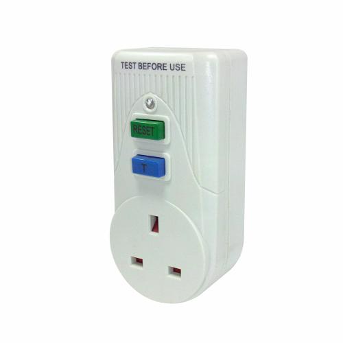 Resettable Plug-In RCD Circuit Breaker – Safe Power Protection