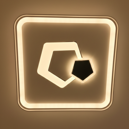 THE APIX LED Ceiling Light - Modern Square LED Ceiling Light with 3 Colour CCT