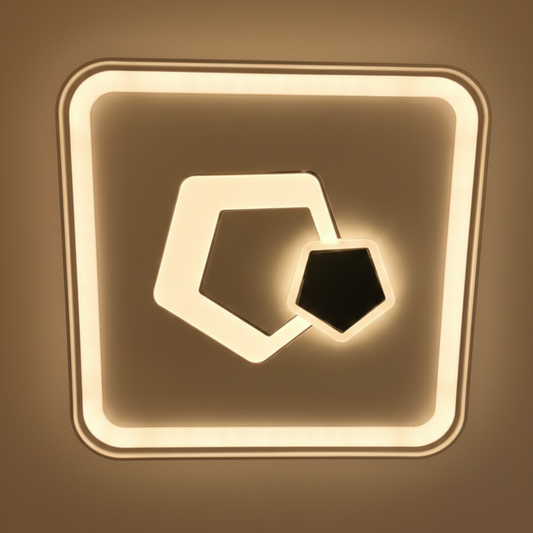 THE APIX LED Ceiling Light – Modern Square LED Ceiling Light with 3 Colour CCT