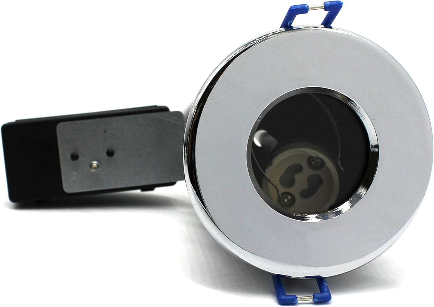 SSM ELECTRIC IP65 Fire Rated GU10 Downlight - Bathroom Safe, Satin Nickel (Pack of 2)
