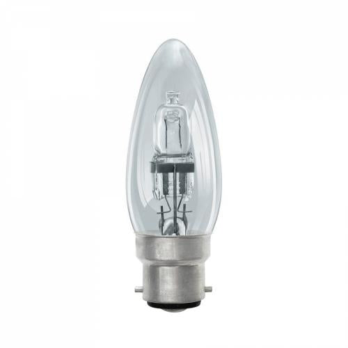 18W BC Halogen Candle Bulb – Warm Dimmable Lighting with Classic Appeal